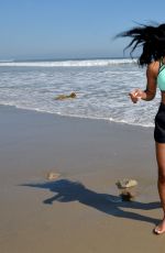 KEKE PALMER Celebrates Ger Birthday in Malibu