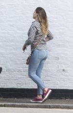 KELLY BROOK in Tight Jeans Out in London