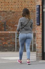 KELLY BROOK in Tight Jeans Out in London
