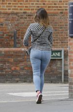 KELLY BROOK in Tight Jeans Out in London