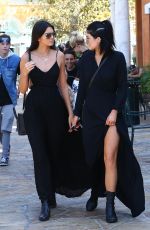 KENDALL and KYLIE JENNER Arrives at Sugarfish Sushi in Calabasas