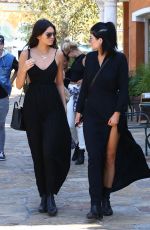 KENDALL and KYLIE JENNER Arrives at Sugarfish Sushi in Calabasas