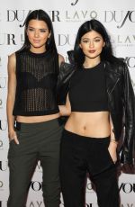 KENDALL and KYLIE JENNER at Dujour Magazine Celebrating Kendall and Kylie