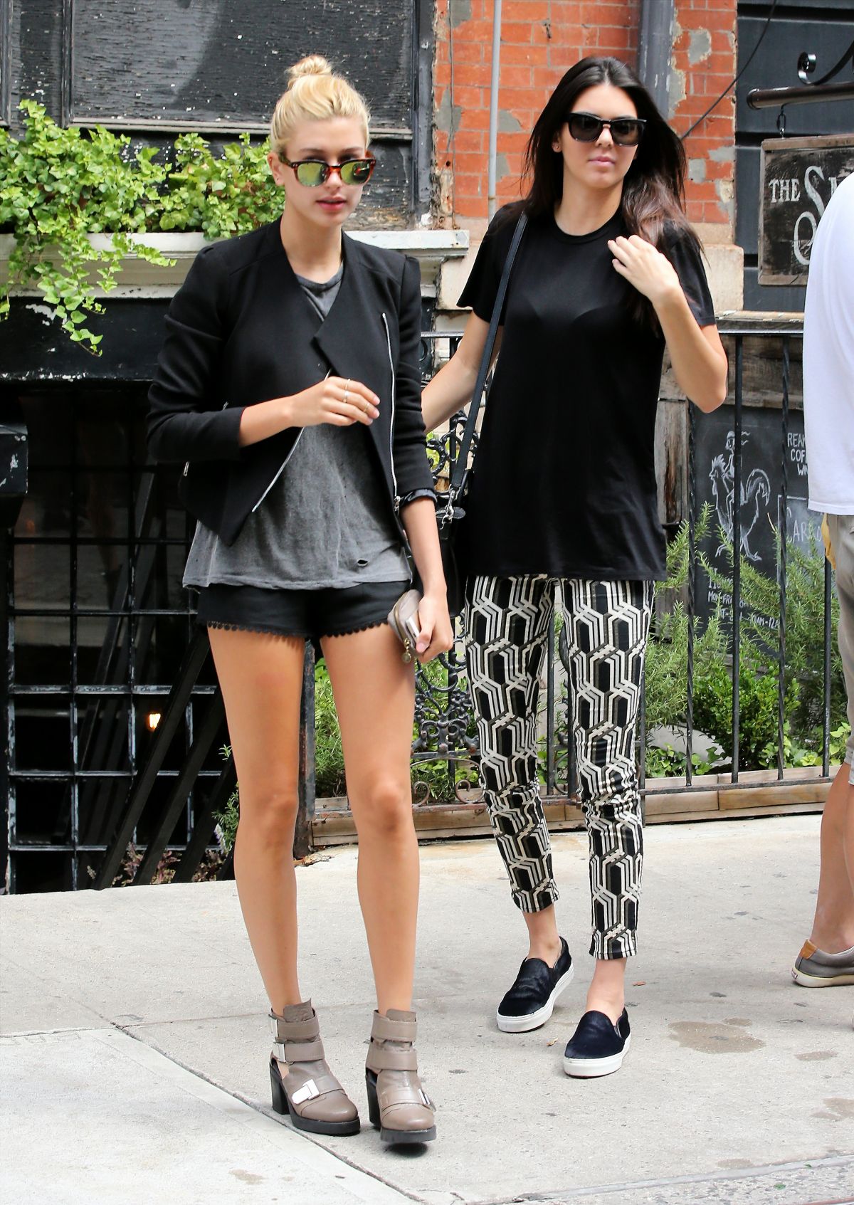 Kendall Jenner And Hailey Baldwin Leaves Smile Cafe In New