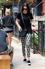KENDALL JENNER and HAILEY BALDWIN Leaves Smile Cafe in New York
