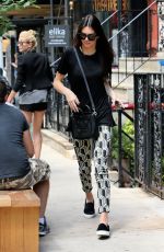 KENDALL JENNER and HAILEY BALDWIN Leaves Smile Cafe in New York