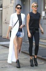 KENDALL JENNER and HAILEY BALDWIN Out and About in New York
