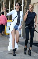 KENDALL JENNER and HAILEY BALDWIN Out and About in New York