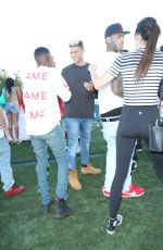 KENDALL JENNER at Celebrity Flag Football in Eagle Rock