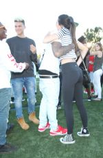 KENDALL JENNER at Celebrity Flag Football in Eagle Rock