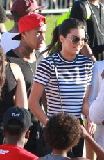 KENDALL JENNER at Celebrity Flag Football in Eagle Rock