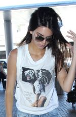 KENDALL JENNER at LAX Airport in Los Angeles 1708