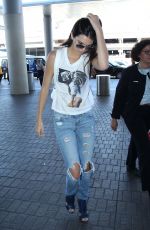 KENDALL JENNER at LAX Airport in Los Angeles 1708