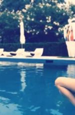 KENDALL JENNER in Bikini Doing ALS Ice Bucket Challenge