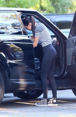 KENDALL JENNER in Tights Out in Los Angeles
