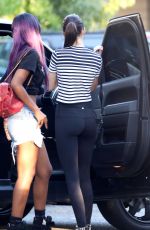 KENDALL JENNER in Tights Out in Los Angeles