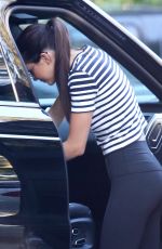 KENDALL JENNER in Tights Out in Los Angeles