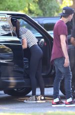 KENDALL JENNER in Tights Out in Los Angeles