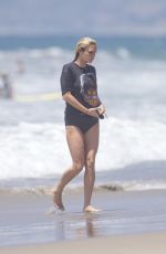 KESHA in Bikini Bottoms at a Beach in Santa Monica