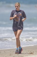 KESHA in Bikini Bottoms at a Beach in Santa Monica