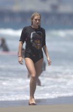 KESHA in Bikini Bottoms at a Beach in Santa Monica