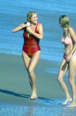 KESHA SEBERT in Swimsuit on the Beach in Malibu