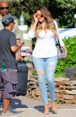 KHLOE KARDASHIAN on the Set of Royal Pains in Westhampton