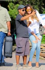 KHLOE KARDASHIAN on the Set of Royal Pains in Westhampton