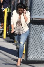 KIM KARDASHIAN Arrives at Jimmy Kimmel Live Show in Los Angeles