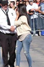 KIM KARDASHIAN Arrives at Jimmy Kimmel Live Show in Los Angeles