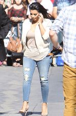 KIM KARDASHIAN Arrives at Jimmy Kimmel Live Show in Los Angeles