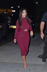 KIM KARDASHIAN at Serafina in New York