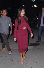 KIM KARDASHIAN at Serafina in New York