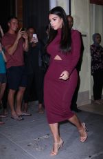 KIM KARDASHIAN at Serafina in New York