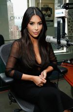 KIM KARDASHIAN at SiriusXM Studios in New York