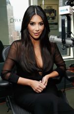 KIM KARDASHIAN at SiriusXM Studios in New York