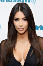 KIM KARDASHIAN at SiriusXM Studios in New York