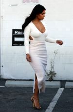 KIM KARDASHIAN Leaves a Studio in Hollywood