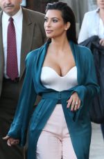 KIM KARDASHIAN Leaves Jimmy Kimmel Live in Los Angeles