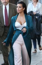 KIM KARDASHIAN Leaves Jimmy Kimmel Live in Los Angeles