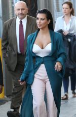 KIM KARDASHIAN Leaves Jimmy Kimmel Live in Los Angeles