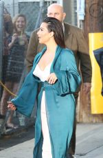 KIM KARDASHIAN Leaves Jimmy Kimmel Live in Los Angeles