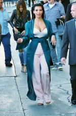 KIM KARDASHIAN Leaves Jimmy Kimmel Live in Los Angeles