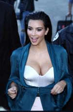 KIM KARDASHIAN Leaves Jimmy Kimmel Live in Los Angeles