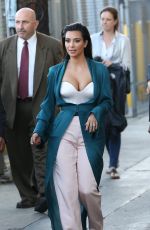 KIM KARDASHIAN Leaves Jimmy Kimmel Live in Los Angeles