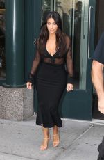 KIM KARDASHIAN Out and About in New York