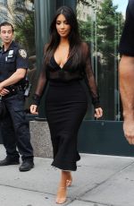 KIM KARDASHIAN Out and About in New York