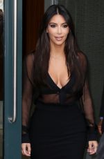 KIM KARDASHIAN Out and About in New York