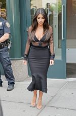 KIM KARDASHIAN Out and About in New York