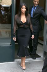 KIM KARDASHIAN Out and About in New York